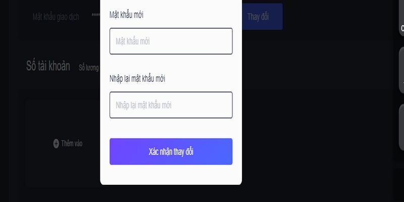 Sau khi xác minh thành công, nhân viên hỗ trợ sẽ hướng dẫn bạn đặt lại mật khẩu 
