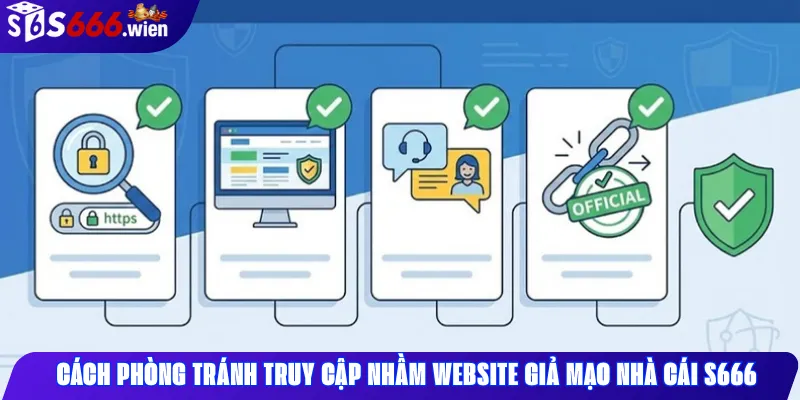 Cách phòng tránh truy cập nhầm website giả mạo nhà cái S666